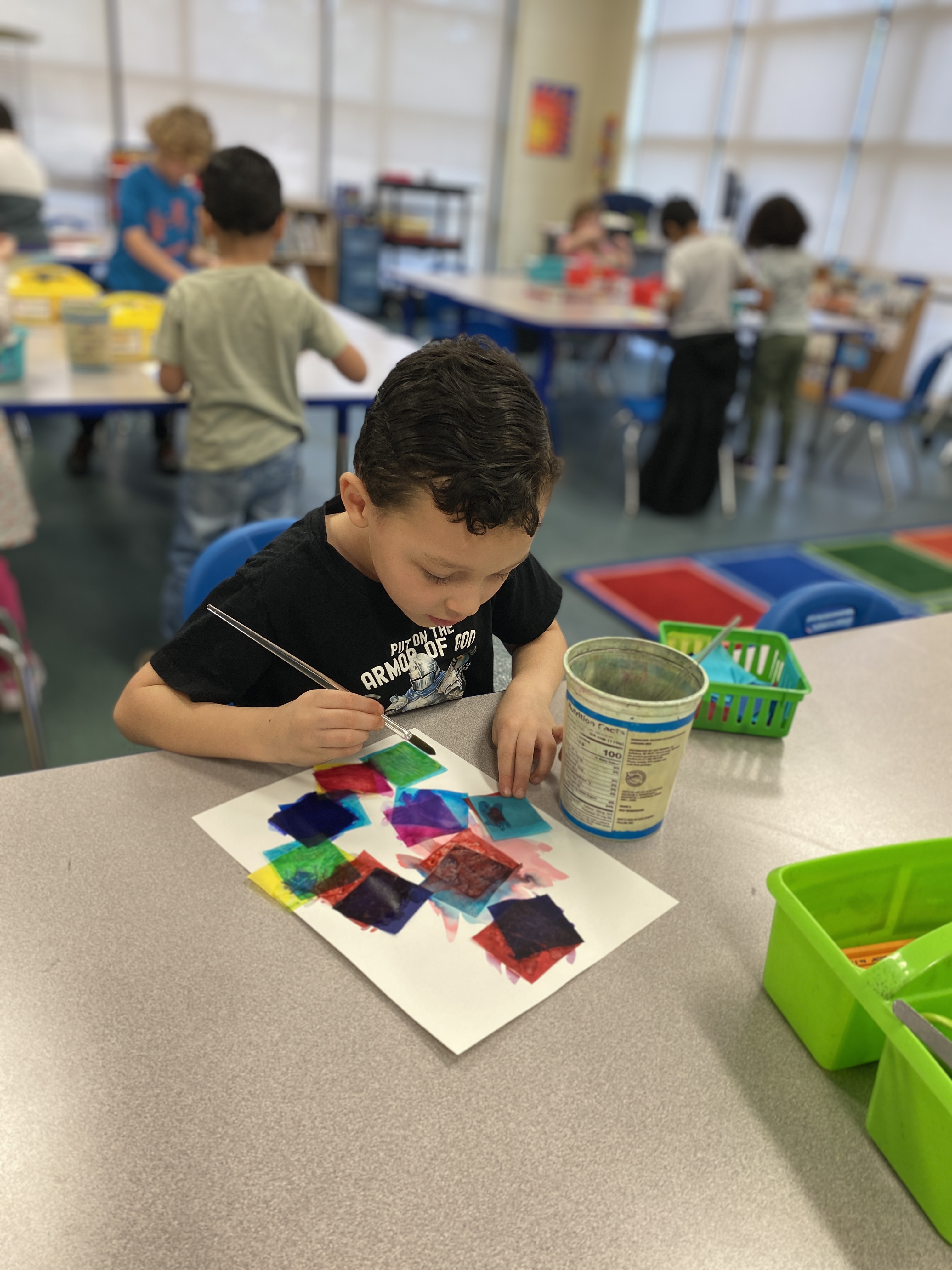 Kindergarten Color Mixing