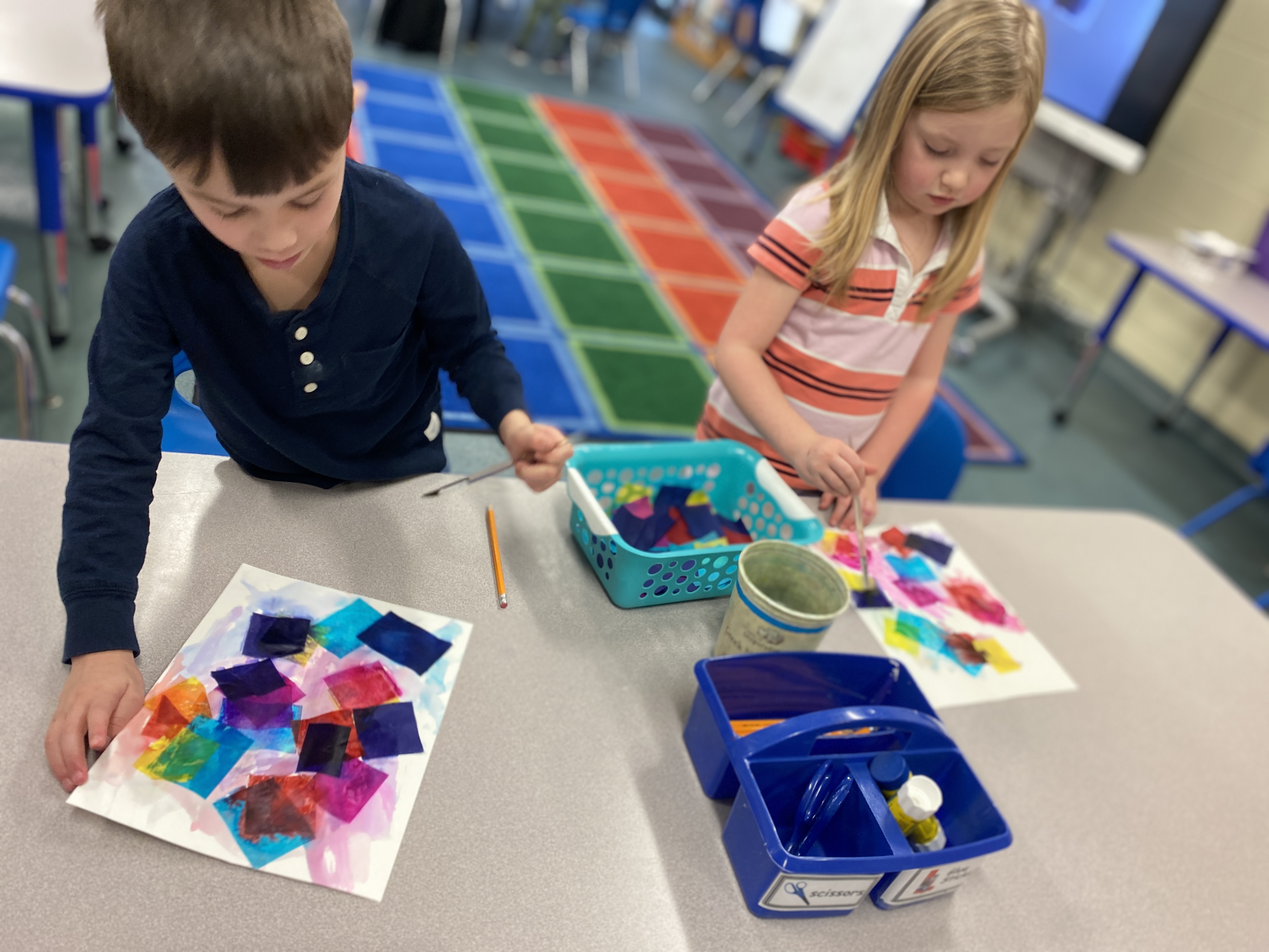 Kindergarten Color Mixing
