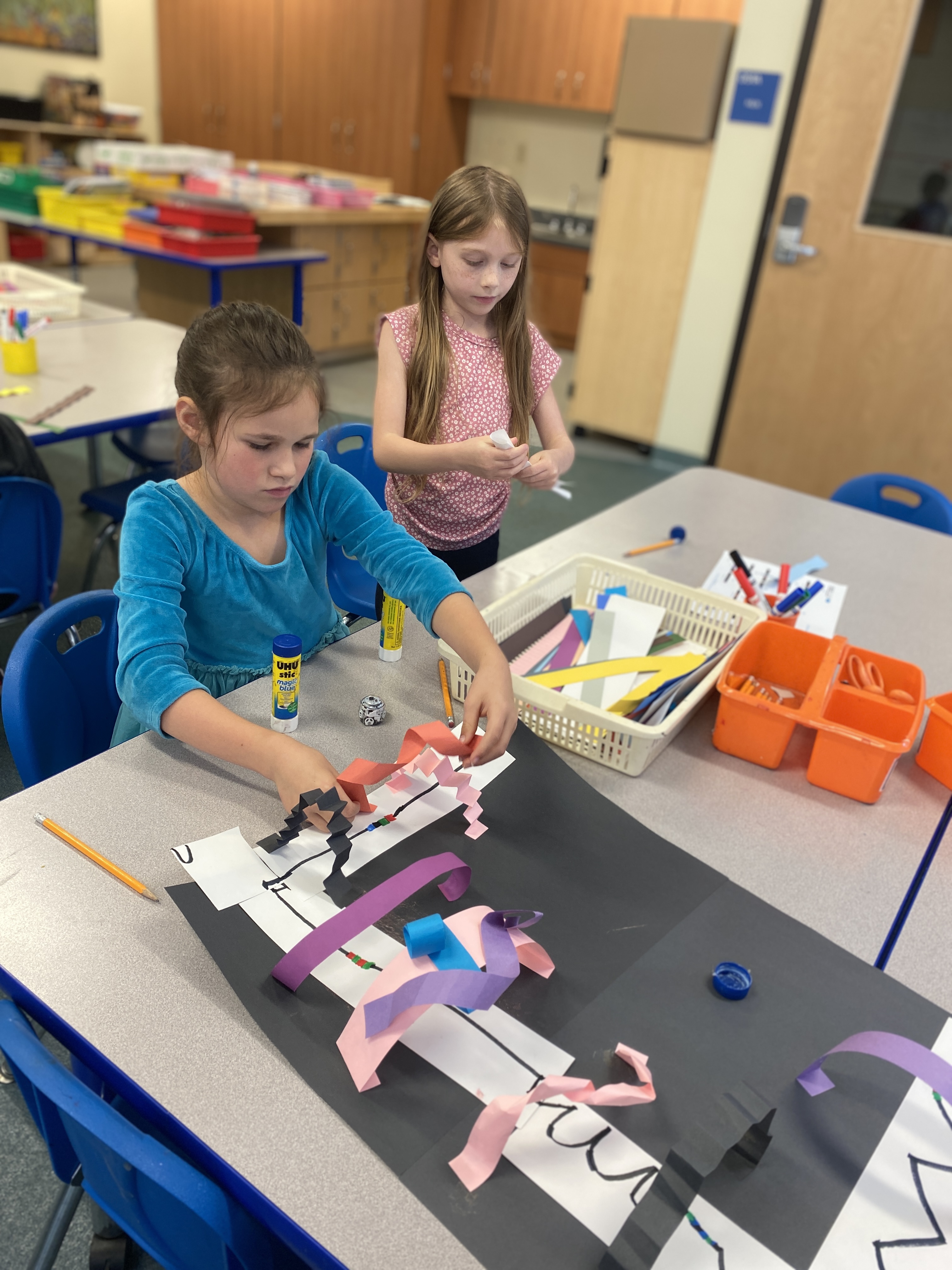 First Grade Art Ozobot Lesson