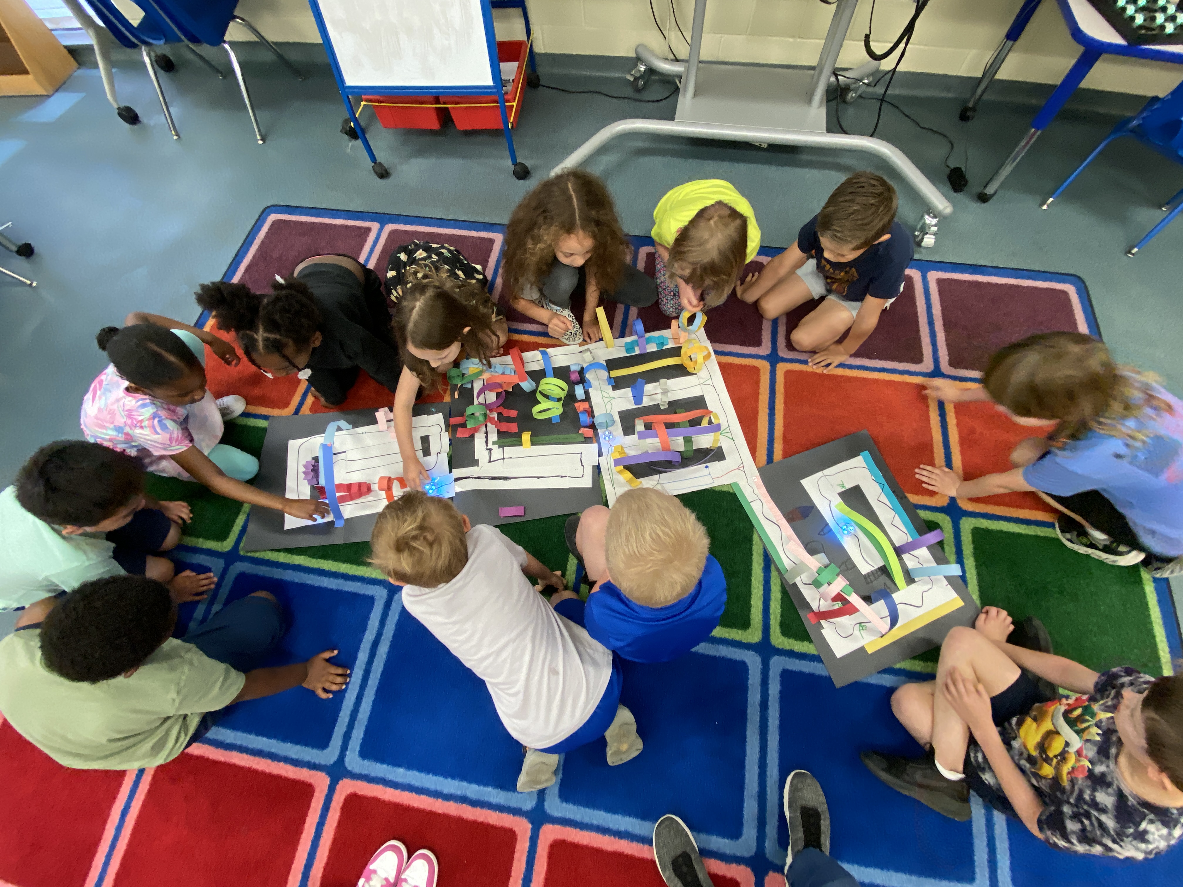 First Grade Art Ozobot Lesson