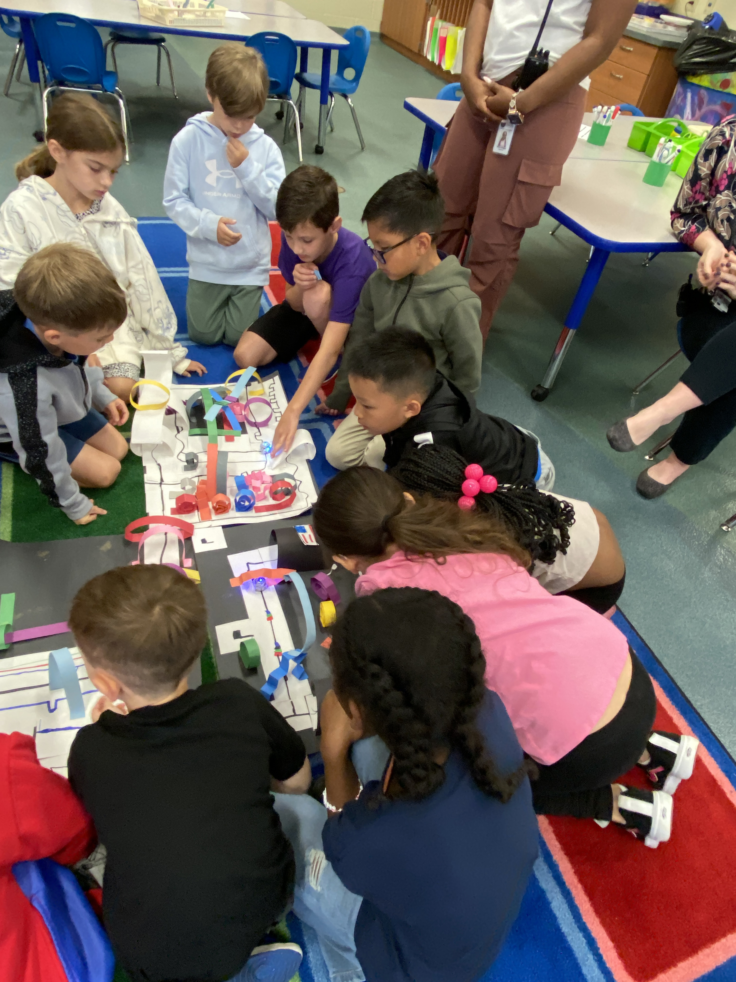 First Grade Art Ozobot Lesson