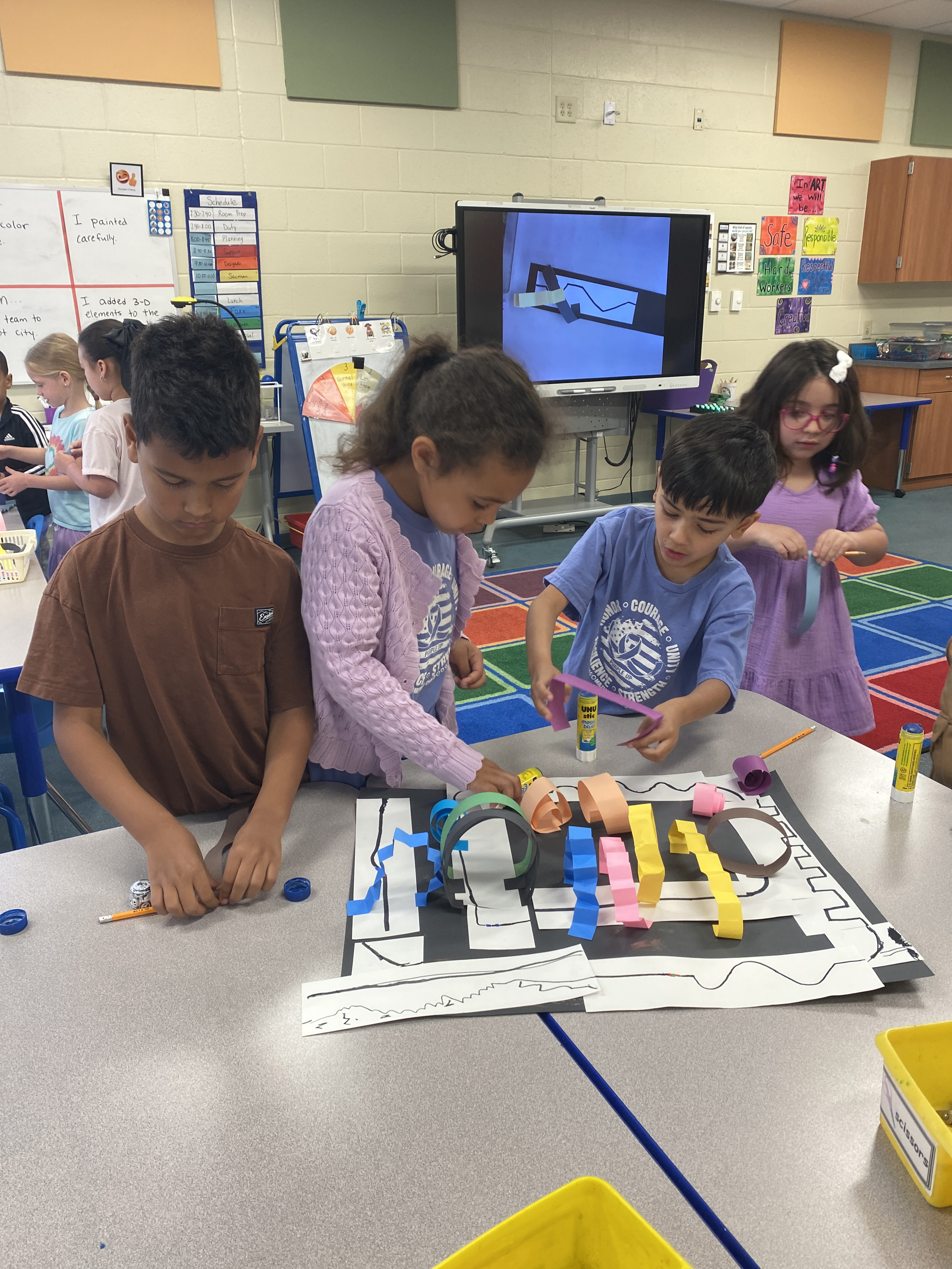 First Grade Art Ozobot Lesson