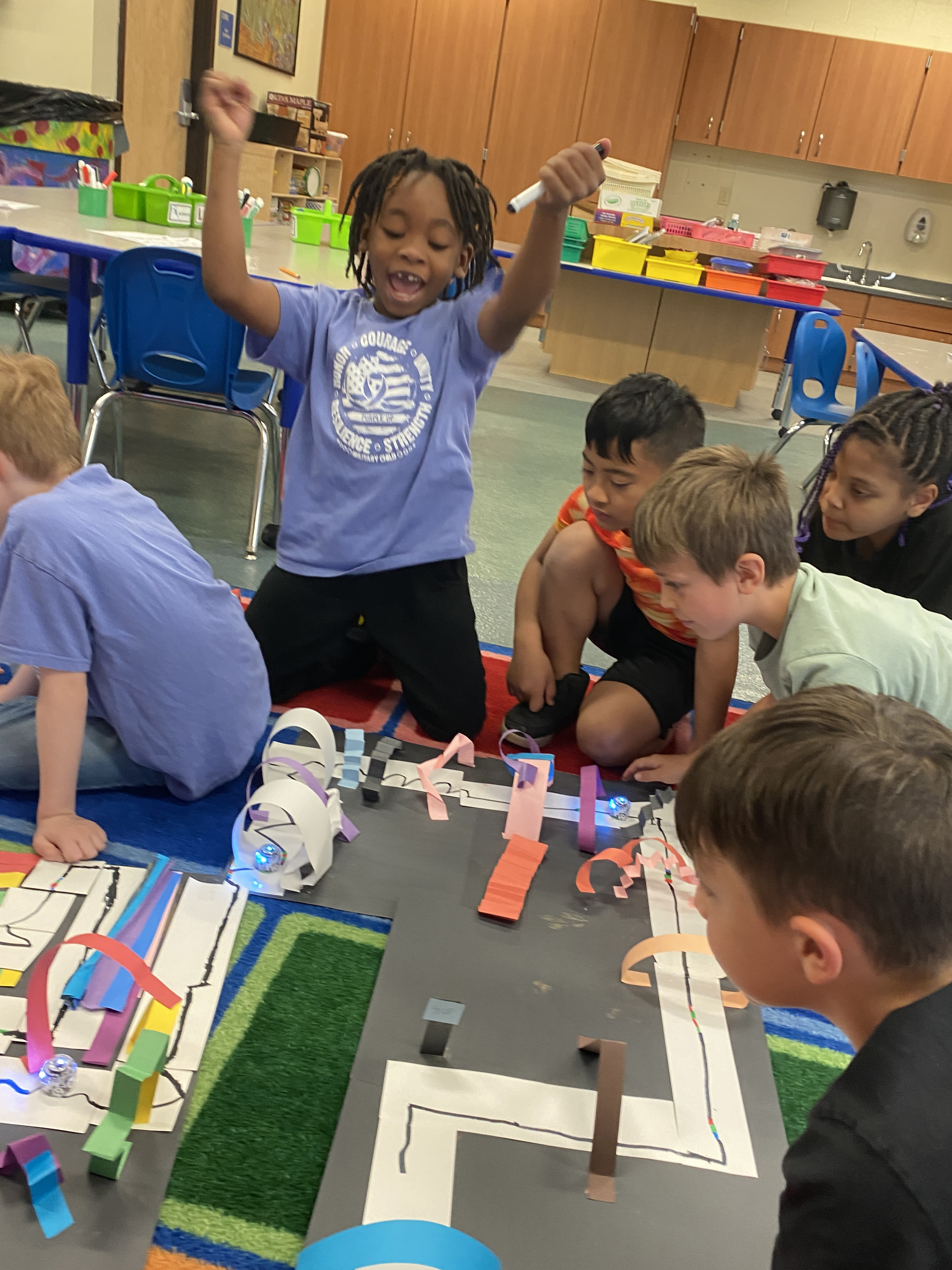 First Grade Art Ozobot Lesson