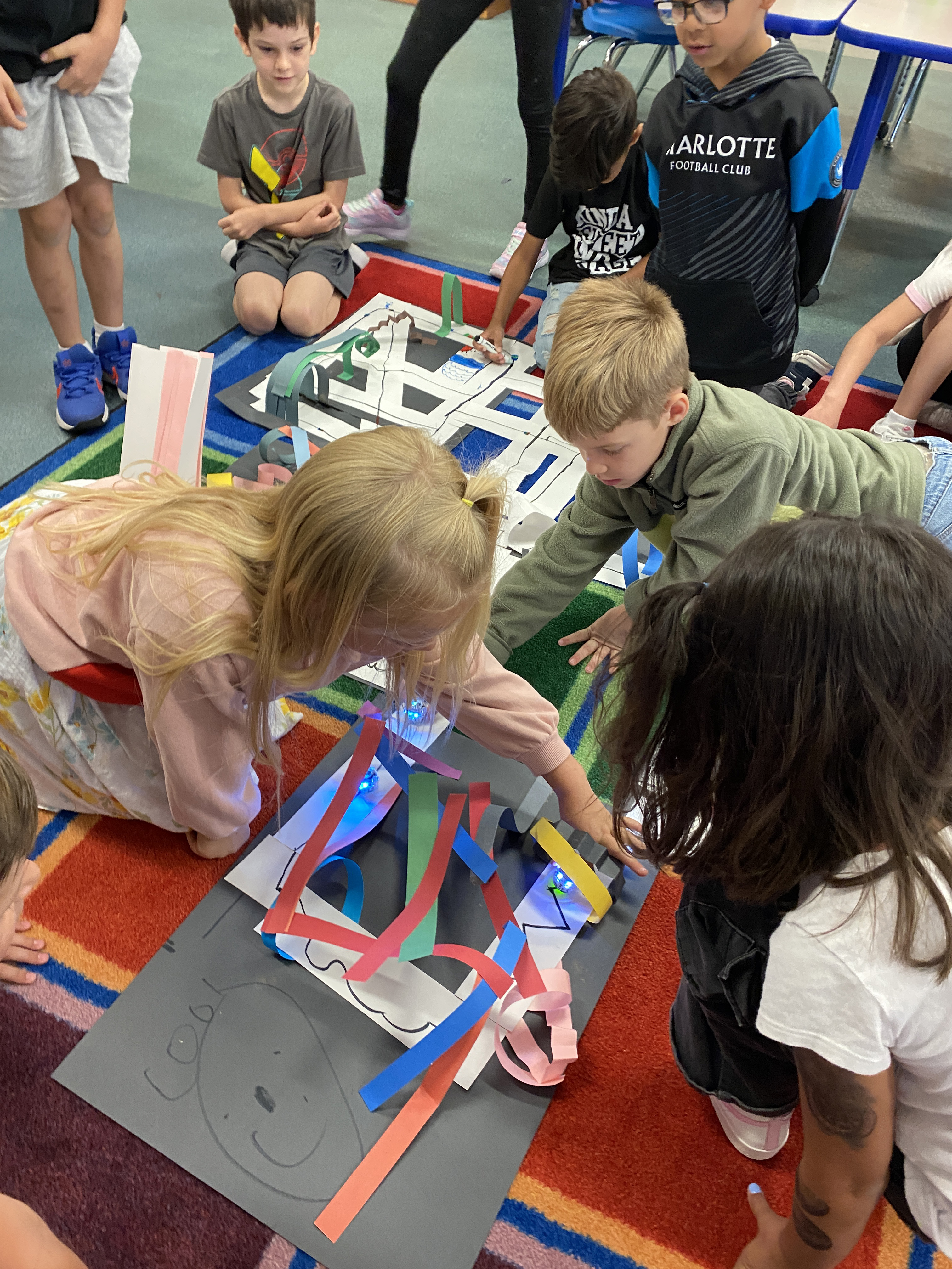First Grade Art Ozobot Lesson