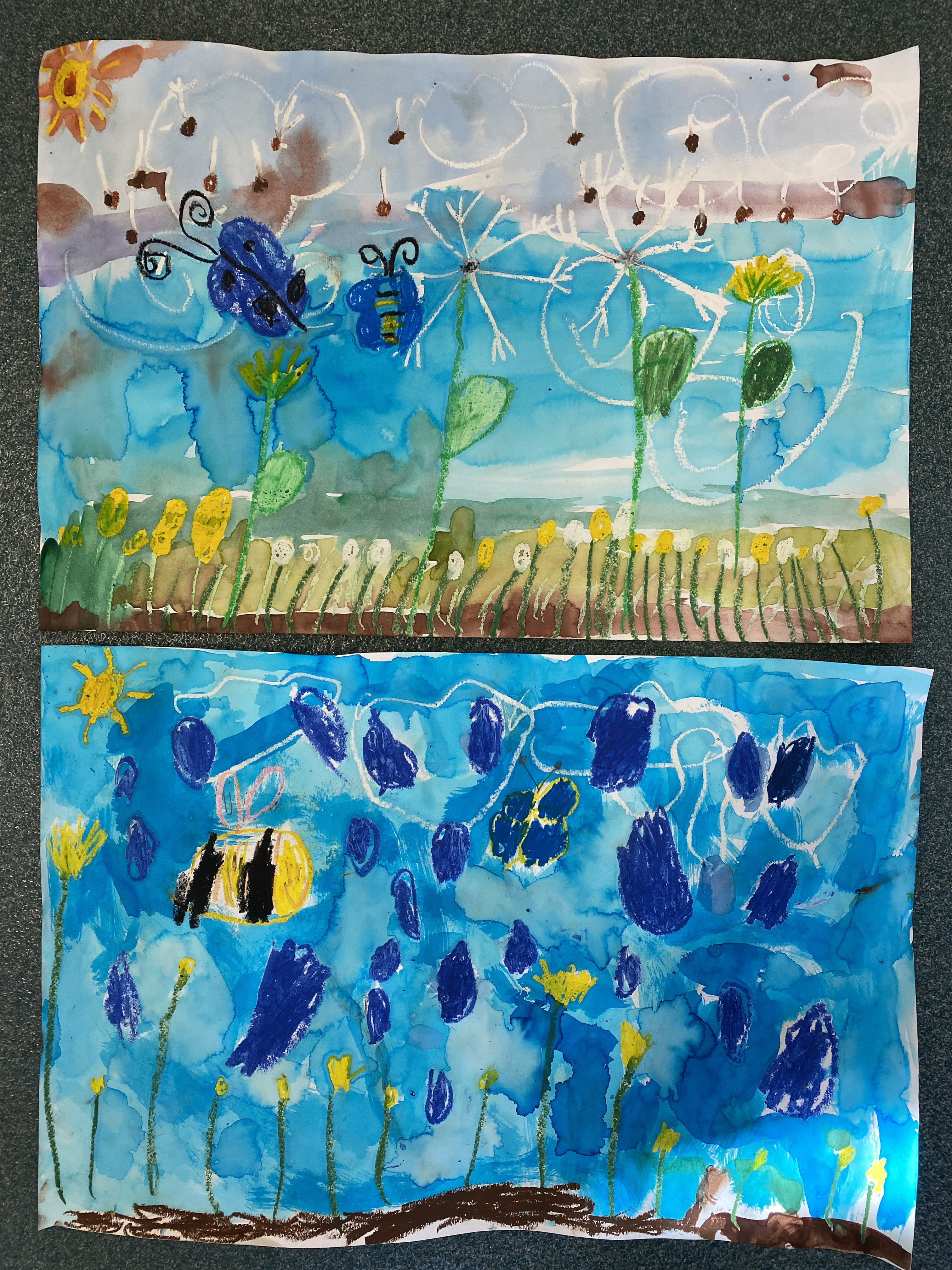 Kindergarten Art MOMC Dandelion Lesson