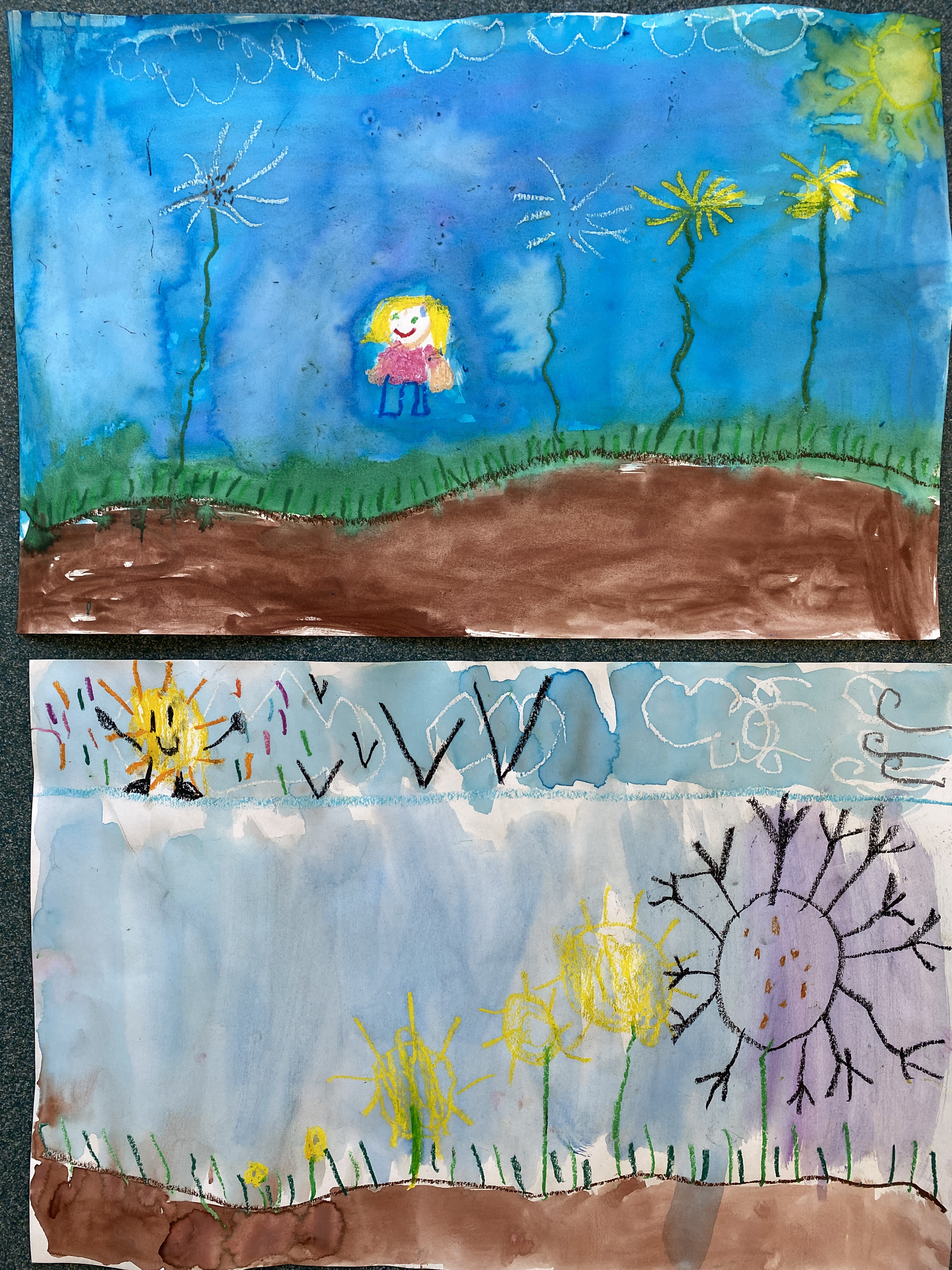 Kindergarten Art MOMC Dandelion Lesson